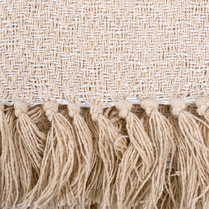 DII Diamond Throw Collection Cotton Woven, 50x60, White - Image 3